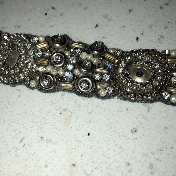Vintage rhinestone belt/ sash - Picture 7 of 7